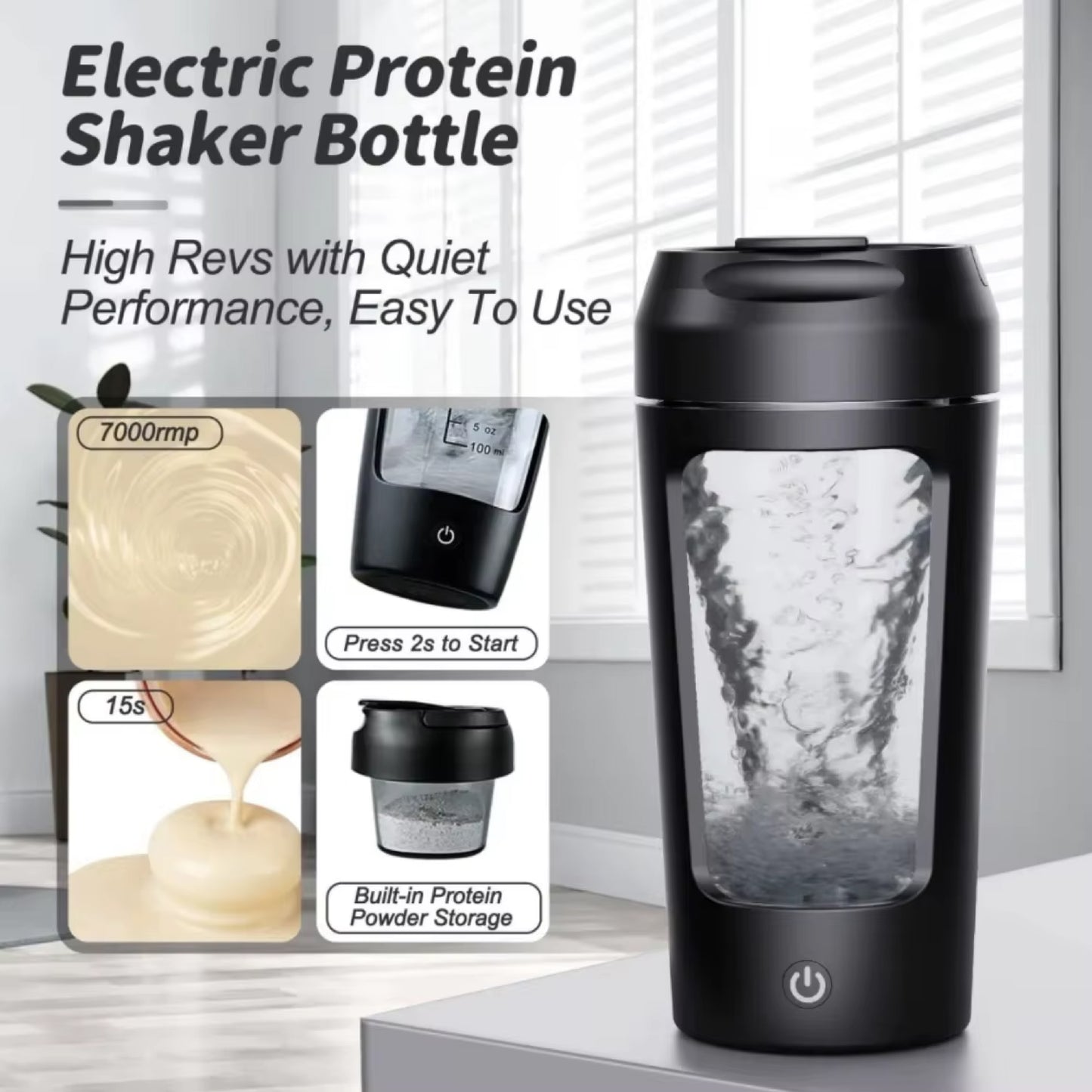 Electric Protein Mixing Bottle